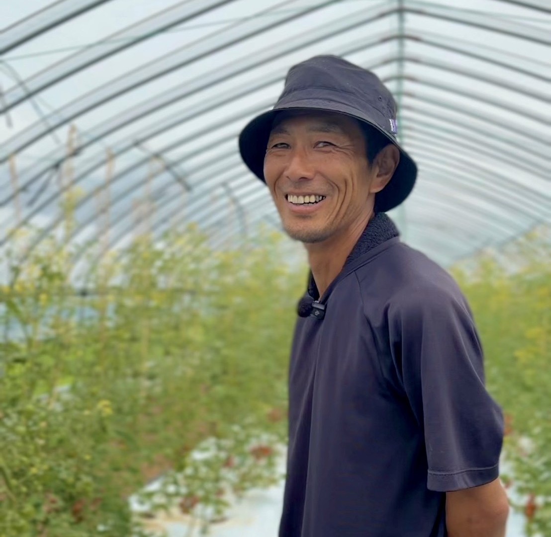 直営農場 野菜づくり責任者：毛利
